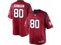 Men's Nike Houston Texans #80 Andre Johnson Limited Red Alternate NFL Jersey