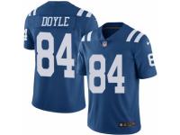 Men's Nike Indianapolis Colts #84 Jack Doyle Limited Royal Blue Rush NFL Jersey