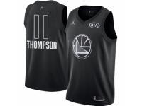 Men's Nike Jordan Golden State Warriors #11 Klay Thompson Swingman Black 2018 All-Star Game NBA Jersey