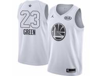 Men's Nike Jordan Golden State Warriors #23 Draymond Green Swingman White 2018 All-Star Game NBA Jersey