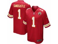 Men's Nike Kansas City Chiefs #1 Leon Sandcastle Game Red Team Color NFL Jersey