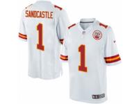 Men's Nike Kansas City Chiefs #1 Leon Sandcastle Limited White NFL Jersey