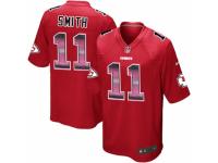 Men's Nike Kansas City Chiefs #11 Alex Smith Limited Red Strobe NFL Jersey