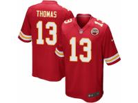 Men's Nike Kansas City Chiefs #13 De'Anthony Thomas Game Red Team Color NFL Jersey