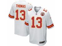 Men's Nike Kansas City Chiefs #13 De'Anthony Thomas Game White NFL Jersey
