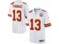 Men's Nike Kansas City Chiefs #13 De'Anthony Thomas Limited White NFL Jersey