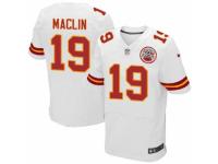 Men's Nike Kansas City Chiefs #19 Jeremy Maclin Elite White NFL Jersey
