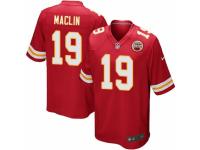 Men's Nike Kansas City Chiefs #19 Jeremy Maclin Game Red Team Color NFL Jersey