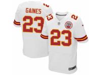 Men's Nike Kansas City Chiefs #23 Phillip Gaines Elite White NFL Jersey