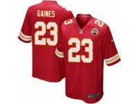 Men's Nike Kansas City Chiefs 23 Phillip Gaines Game Red Team Color NFL Jersey