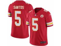 Men's Nike Kansas City Chiefs #5 Cairo Santos Limited Red Rush NFL Jersey
