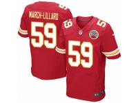 Men's Nike Kansas City Chiefs #59 Justin March-Lillard Elite Red Team Color NFL Jersey
