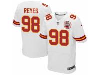 Men's Nike Kansas City Chiefs #98 Kendall Reyes Elite White NFL Jersey