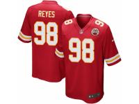Men's Nike Kansas City Chiefs #98 Kendall Reyes Game Red Team Color NFL Jersey