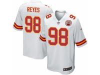 Men's Nike Kansas City Chiefs #98 Kendall Reyes Game White NFL Jersey