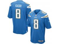 Men's Nike Los Angeles Chargers #8 Drew Kaser Game Electric Blue Alternate NFL Jersey