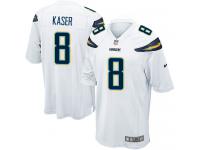 Men's Nike Los Angeles Chargers #8 Drew Kaser Game White NFL Jersey