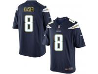 Men's Nike Los Angeles Chargers #8 Drew Kaser Limited Navy Blue Team Color NFL Jersey