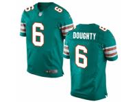 Men's Nike Miami Dolphins #6 Brandon Doughty Elite Aqua Green Alternate NFL Jersey