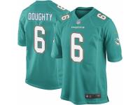 Men's Nike Miami Dolphins #6 Brandon Doughty Game Aqua Green Team Color NFL Jersey