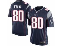 Men's Nike New England Patriots #80 Irving Fryar Limited Navy Blue Team Color NFL Jersey