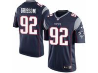 Men's Nike New England Patriots #92 Geneo Grissom Limited Navy Blue Team Color NFL Jersey