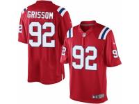 Men's Nike New England Patriots #92 Geneo Grissom Limited Red Alternate NFL Jersey