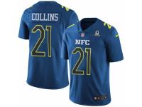 Men's Nike New York Giants #21 Landon Collins Limited Blue 2017 Pro Bowl NFL Jersey