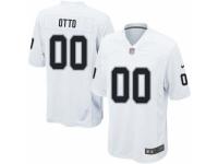 Men's Nike Oakland Raiders #0 Jim Otto Game White NFL Jersey