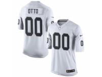 Men's Nike Oakland Raiders #0 Jim Otto Limited White NFL Jersey