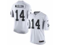 Men's Nike Oakland Raiders #14 Matt McGloin Limited White NFL Jersey