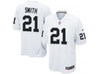 Men's Nike Oakland Raiders #21 Sean Smith Game White NFL Jersey