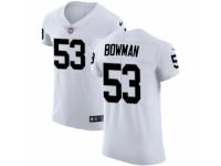 Men's Nike Oakland Raiders #53 NaVorro Bowman White Vapor Untouchable Elite Player NFL Jersey