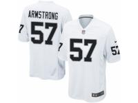Men's Nike Oakland Raiders #57 Ray-Ray Armstrong Game White NFL Jersey