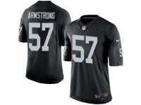 Men's Nike Oakland Raiders #57 Ray-Ray Armstrong Limited Black Team Color NFL Jersey