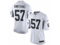 Men's Nike Oakland Raiders #57 Ray-Ray Armstrong Limited White NFL Jersey