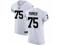 Men's Nike Oakland Raiders #75 Brandon Parker White Vapor Untouchable Elite Player NFL Jersey