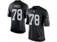 Men's Nike Oakland Raiders #78 Art Shell Limited Black Team Color NFL Jersey