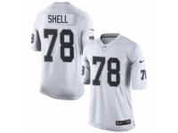 Men's Nike Oakland Raiders #78 Art Shell Limited White NFL Jersey