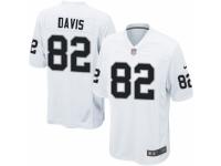 Men's Nike Oakland Raiders #82 Al Davis Game White NFL Jersey