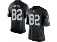 Men's Nike Oakland Raiders #82 Al Davis Limited Black Team Color NFL Jersey