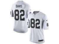 Men's Nike Oakland Raiders #82 Al Davis Limited White NFL Jersey