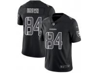 Men's Nike Oakland Raiders #84 Antonio Brown Rush Limited Black Impact NFL Jersey