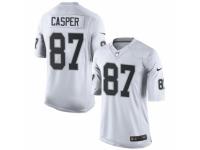 Men's Nike Oakland Raiders #87 Dave Casper Limited White NFL Jersey