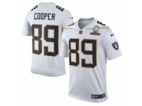 Men's Nike Oakland Raiders #89 Amari Cooper Elite White Team Rice 2016 Pro Bowl NFL Jersey