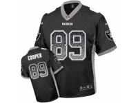 Men's Nike Oakland Raiders #89 Amari Cooper Limited Black Drift Fashion NFL Jersey