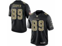 Men's Nike Oakland Raiders #89 Amari Cooper Limited Black Salute to Service NFL Jersey