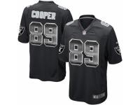 Men's Nike Oakland Raiders #89 Amari Cooper Limited Black Strobe NFL Jersey