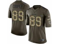 Men's Nike Oakland Raiders #89 Amari Cooper Limited Green Salute to Service NFL Jersey