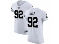 Men's Nike Oakland Raiders #92 P.J. Hall White Vapor Untouchable Elite Player NFL Jersey